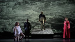 Szene aus "Tristan und Isolde" an der Oper Wuppertal